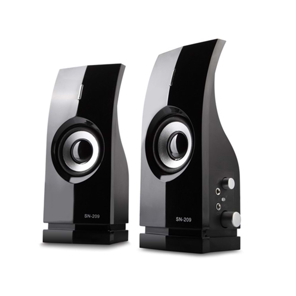 Snopy SN-209 2.0 Siyah AC 220V Speaker