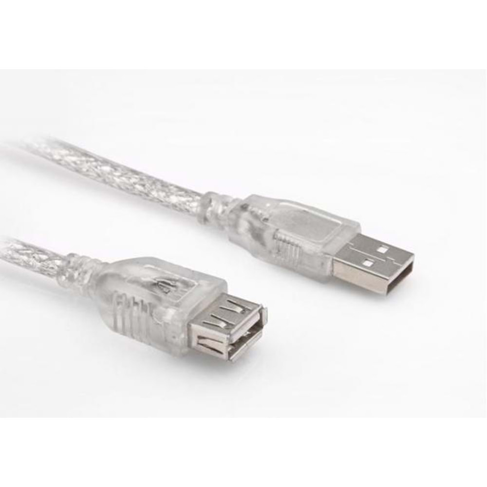 S-link SL-AF2005 Usb2.0 5m Şeffaf Uzatma Kablo