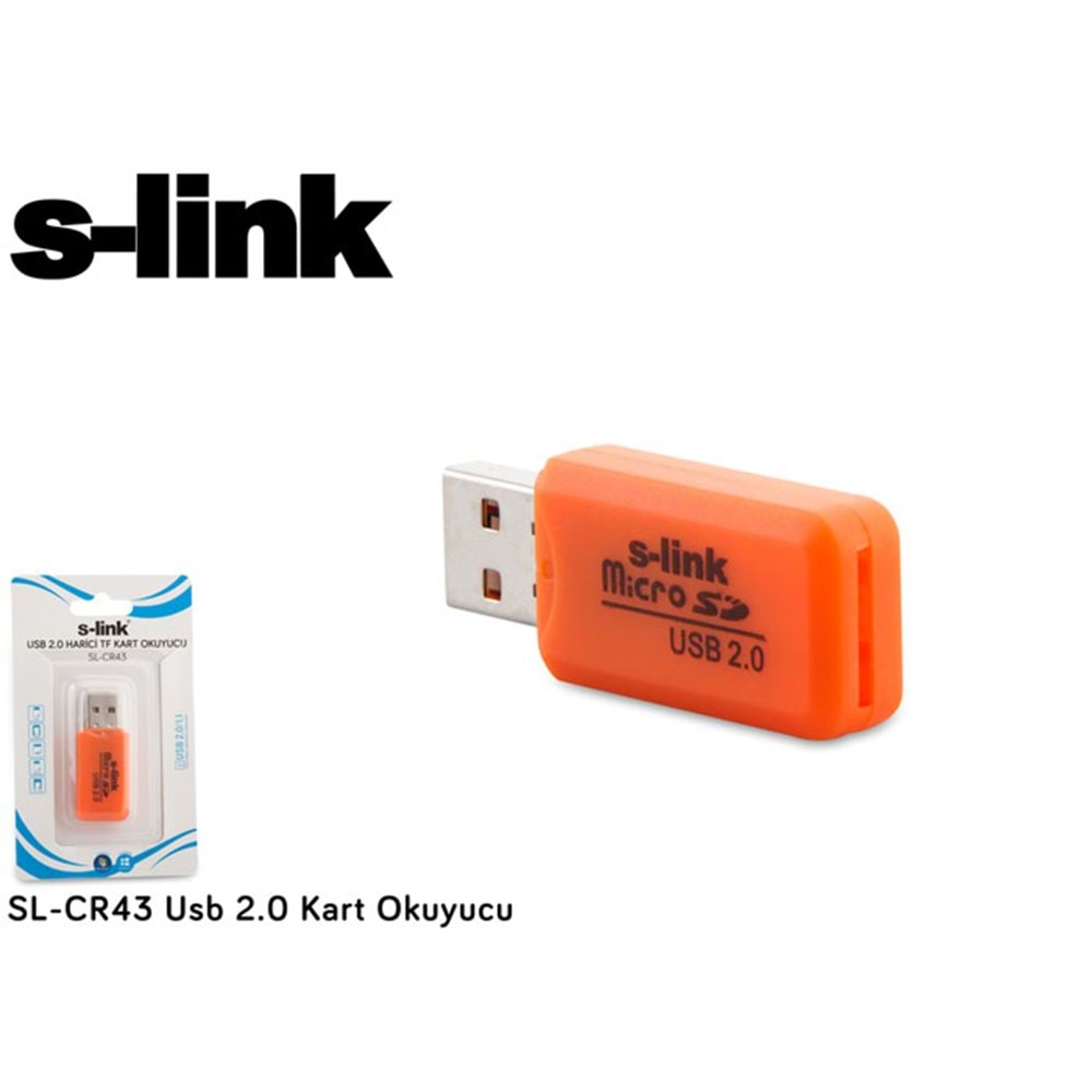 S-link SL-CR43 Usb 2.0 Kart Okuyucu