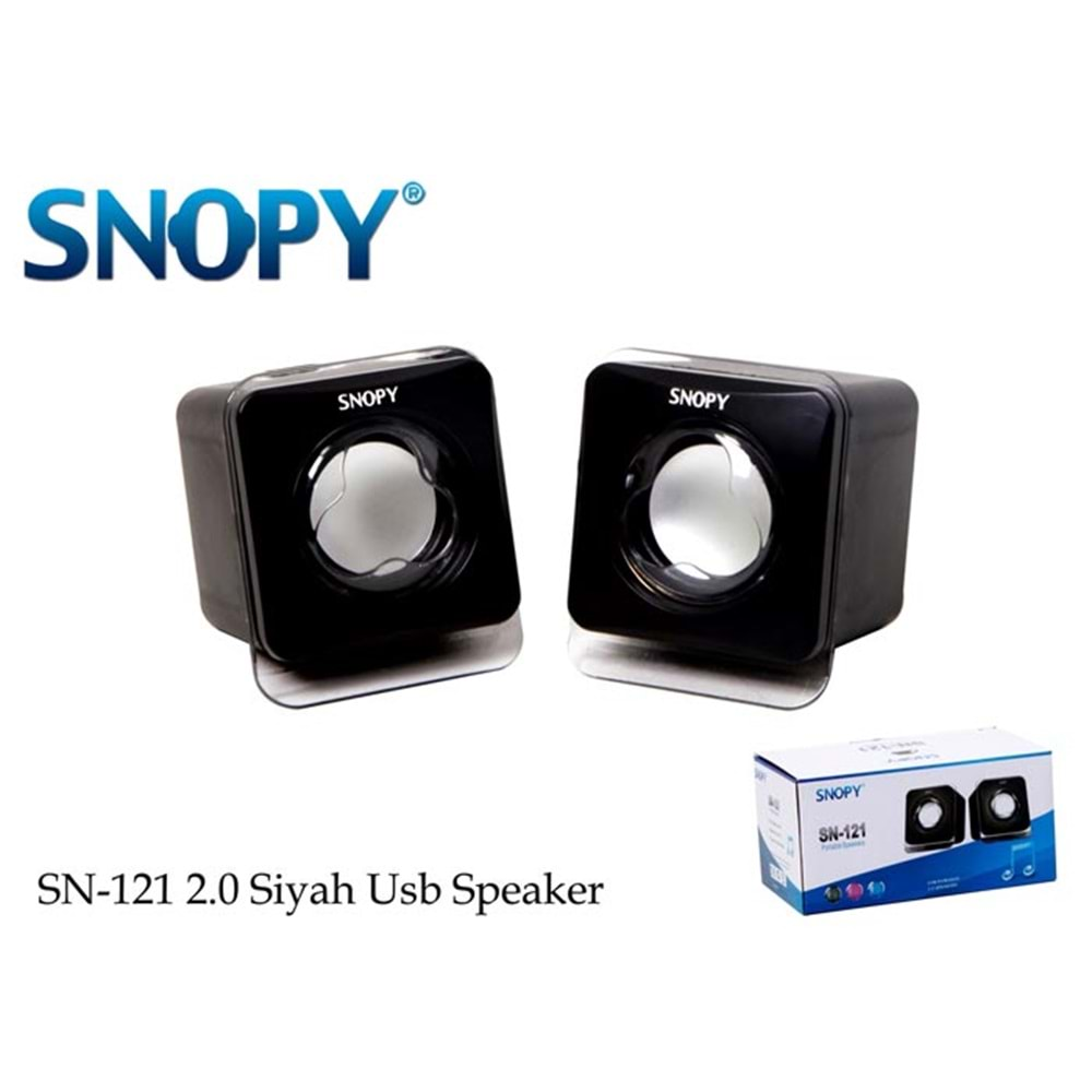 Snopy SN-121 2.0 Siyah Usb Speaker