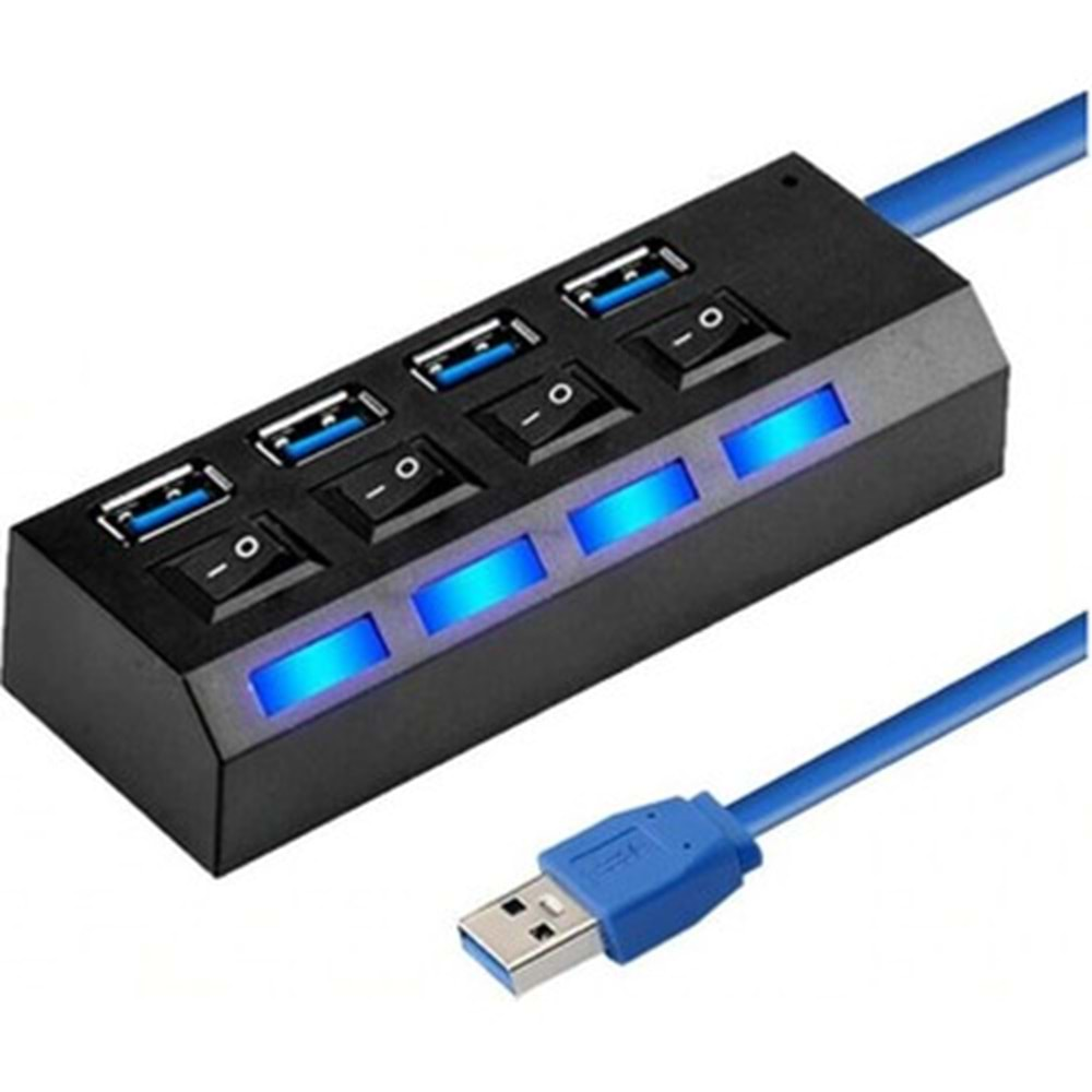 Gabble Gb-401a 3.0 Anahtarlı 4 Port Usb Hub