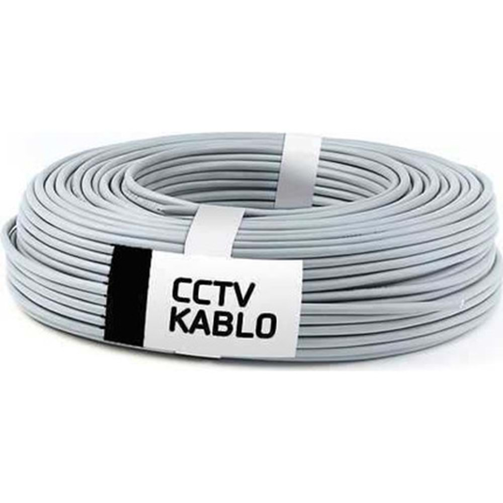 Saitell S-100 2+1 (2*0.22) 100m CCTV Kablo