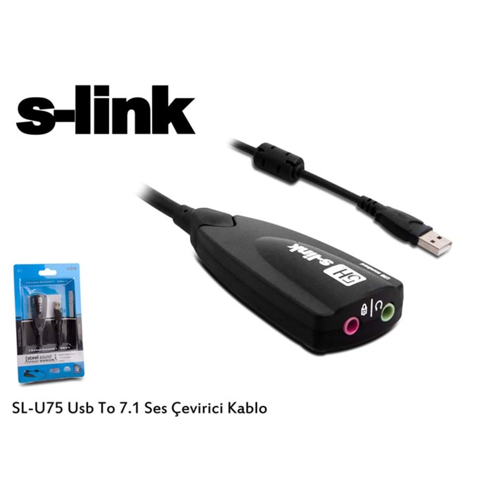 S-link SL-U75 Usb To 7.1 Ses Çevirici Kablo