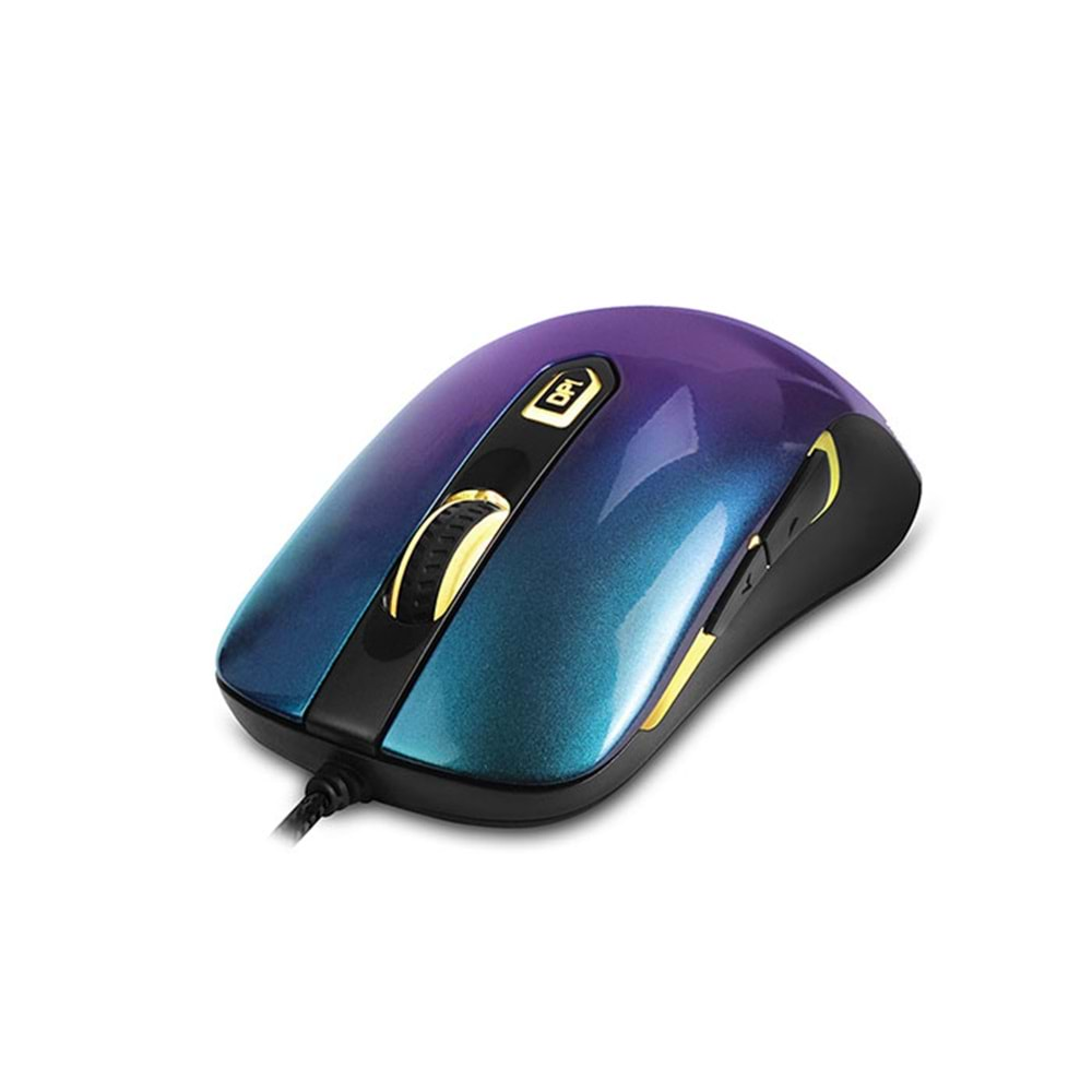 Rampage SMX-R10 Orion Usb Metalik Mavi 4000 Dpi RGB Makrolu Mouse