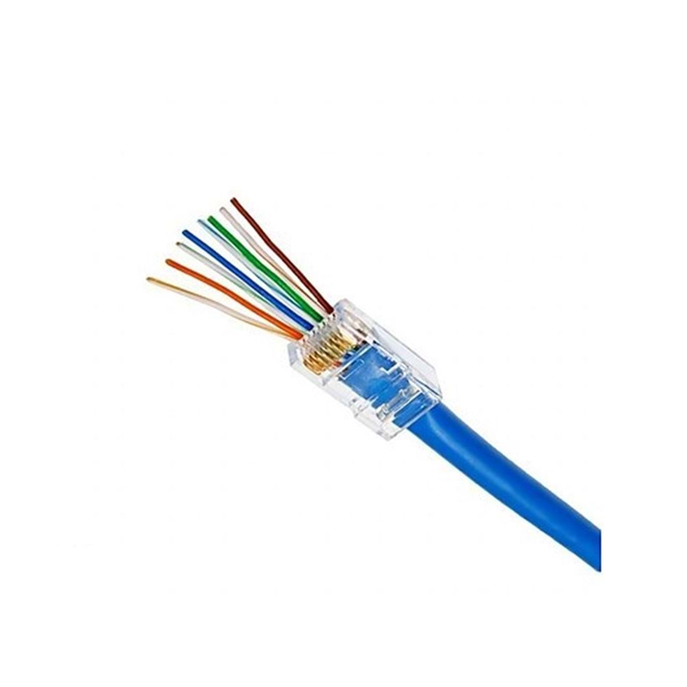 S-link Delikli SL-COB20P RJ45 100 Lü Paket Jack UTP