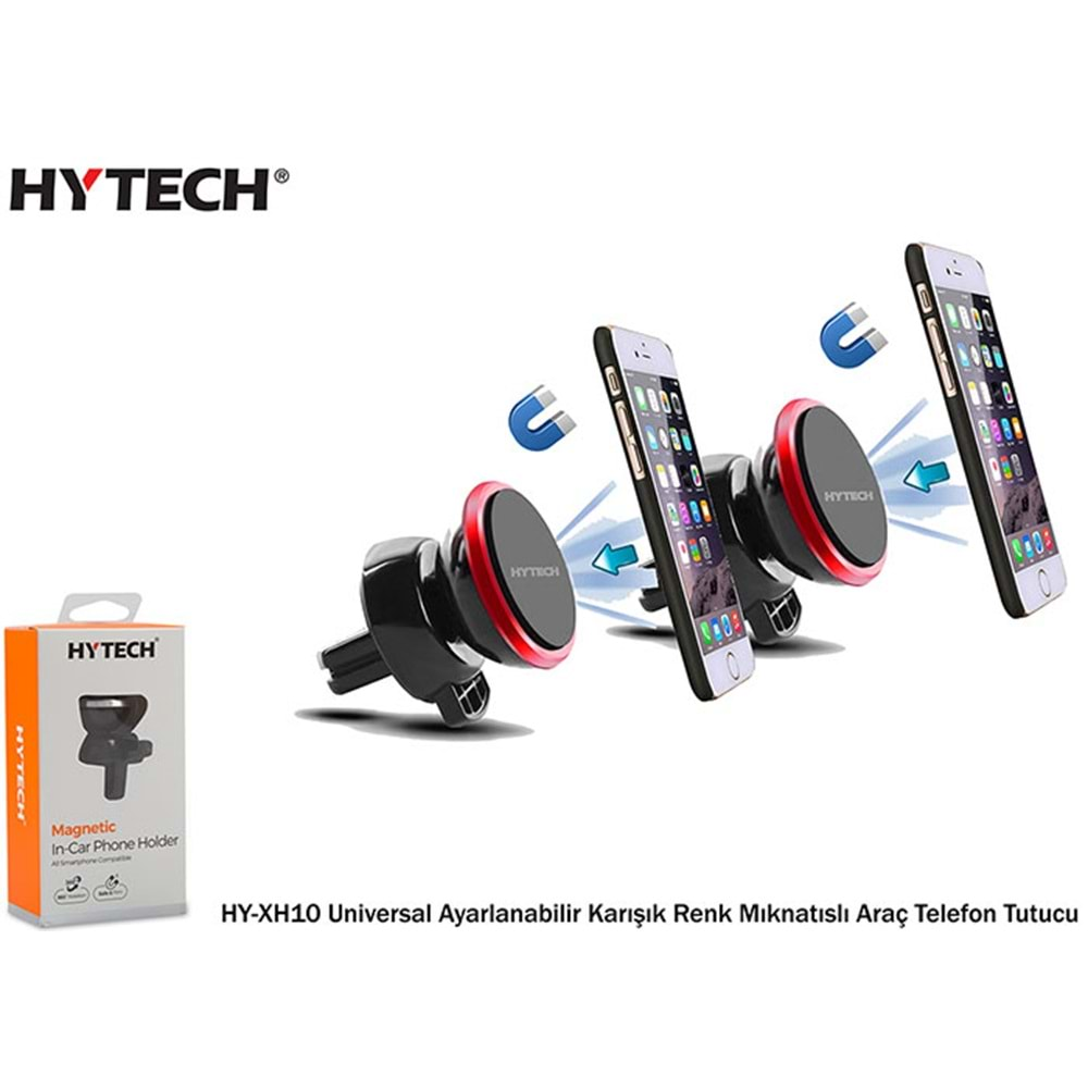 HYTECH HY-XH10 Universal Ayarlanabilir Mıknatıslı Araç Telf.Tutacağı