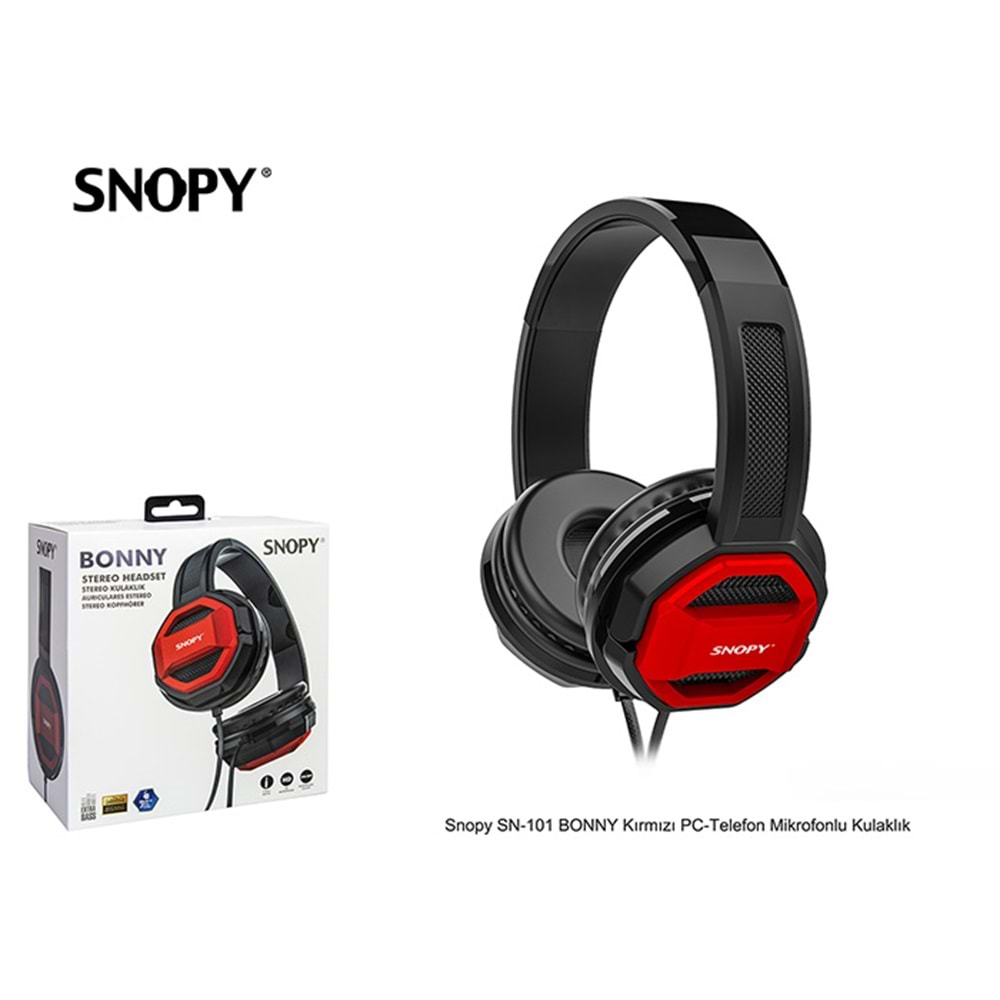 Snopy SN-101 BONNY PC & Telefon Mikrofonlu Kulaklık