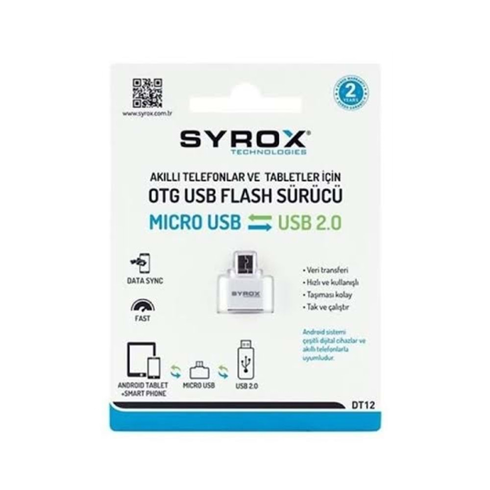 Syrox Dt12 Otg Micro Dönüştürücü