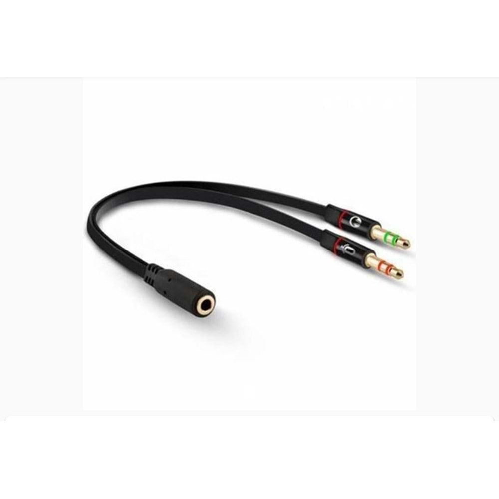 Oem 2*3.5mm Male Stereo to 3.5m Female Stereo Y Kablo