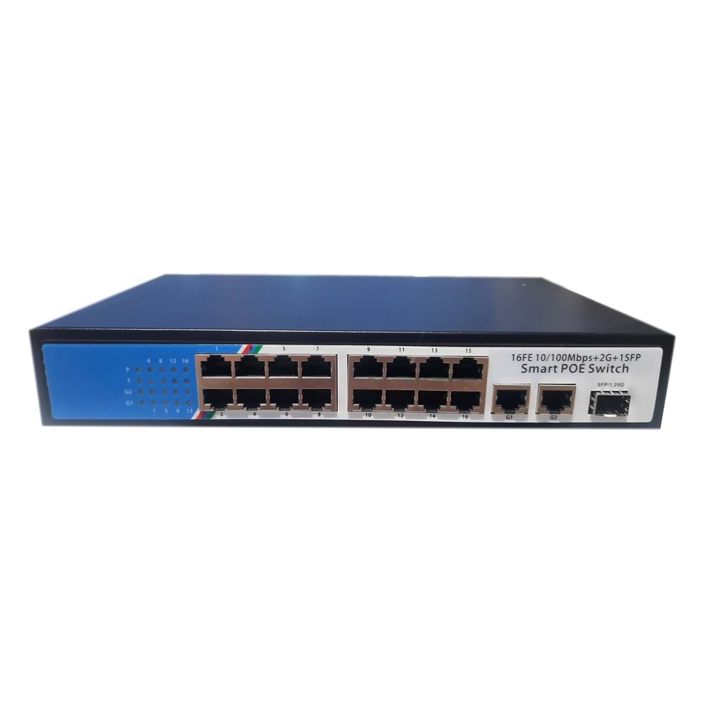 Apronx 16 Port 10/100 16 Poe Ports+2Gb Uplink+1Sf