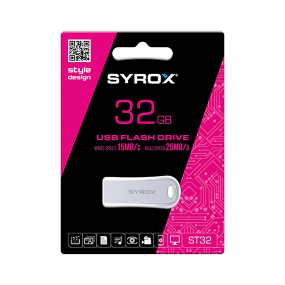 Syrox St32 Style 32Gb Flash Bellek