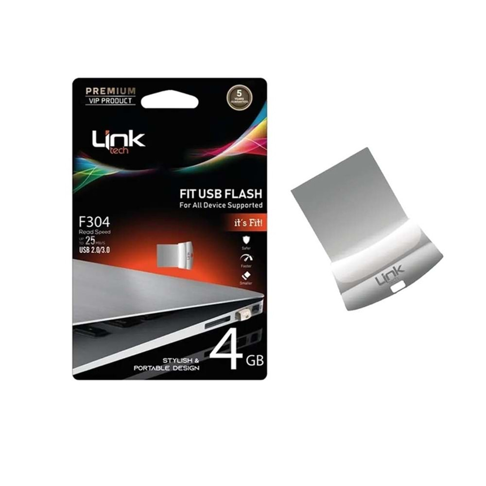 LinkTech F304 Premium Fit 4GB Flash Bellek