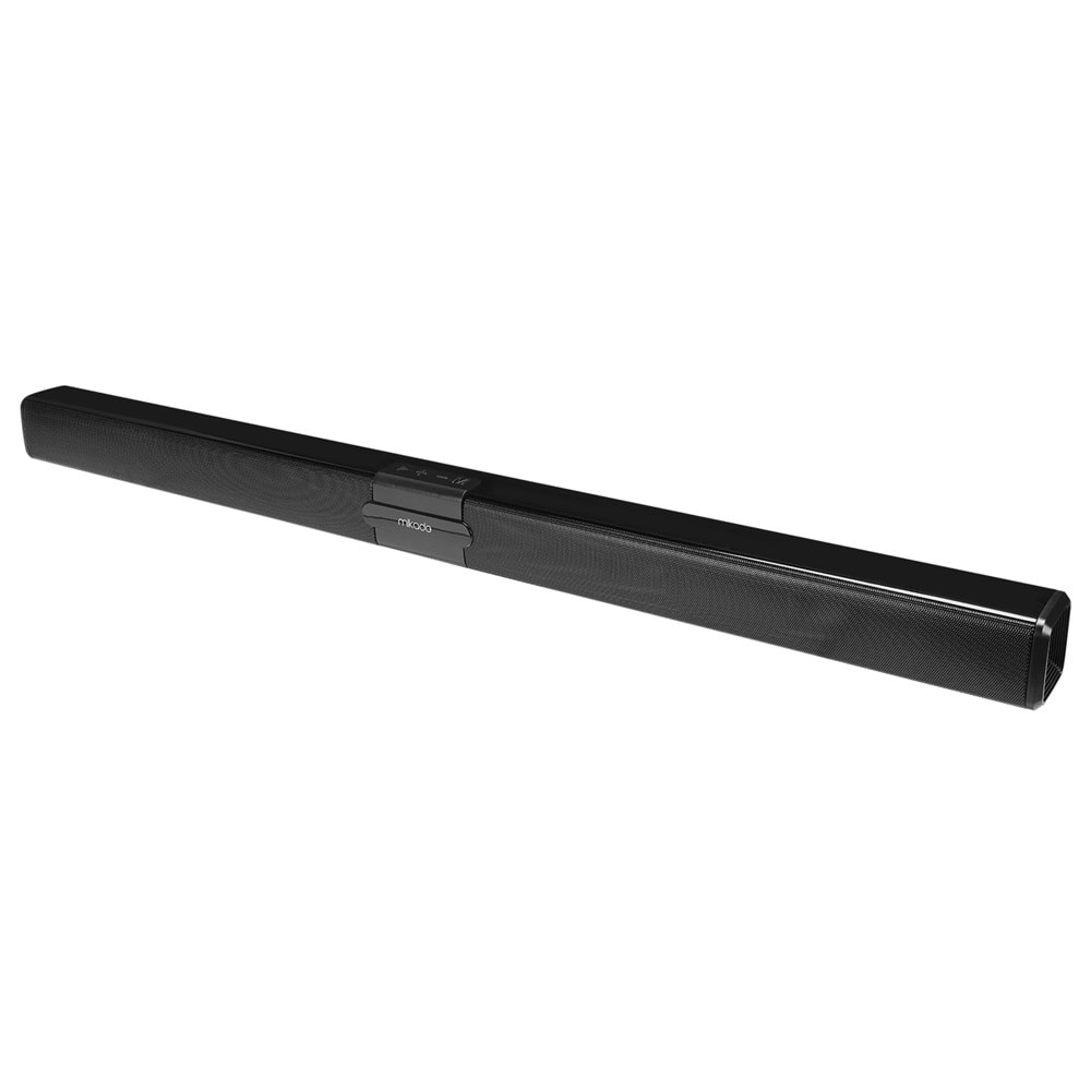 Mikado MD-SB101 Siyah 10Wx2 12V/1.5A BT+USB+AUX+TF Kartlı Ev Sinema Soundbar Speaker