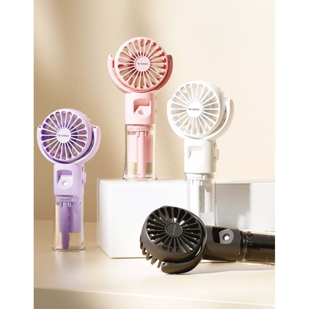 TORIMA F13 Mini Nemlendiricili Soğutucu Fan Şarjlı Ayarlı