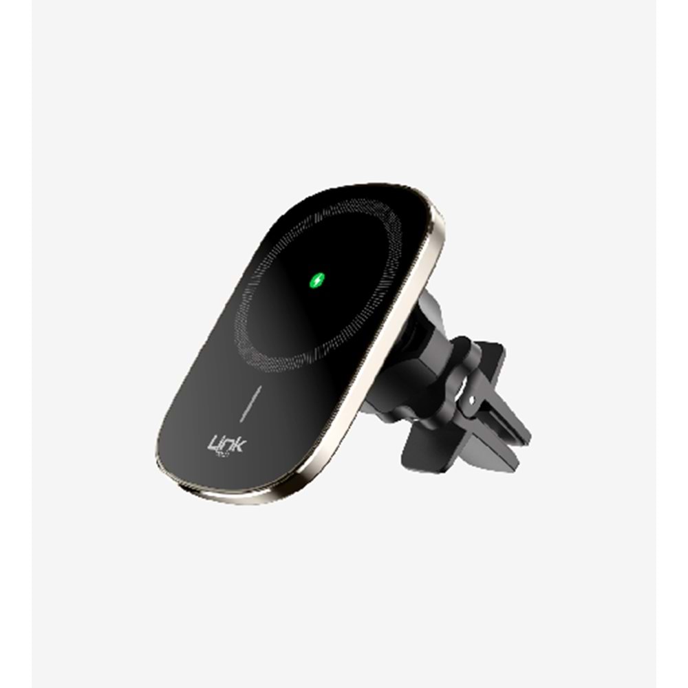LinkTech W790 Premium Magsafe QC 3.0 15W Wireless Şarj Aleti & Telefon Tutacağı