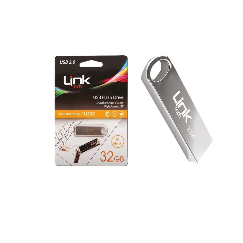 LinkTech U232 Ultra Metal 25mb/s 32GB USB Flash Bellek