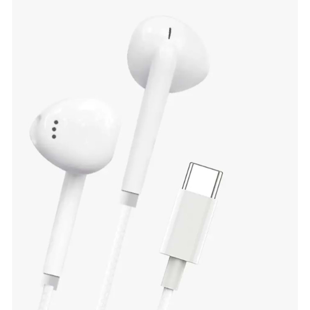 LinkTech H36 Kulak İçi Tip-C Kablolu Mikrofonlu Kulaklık