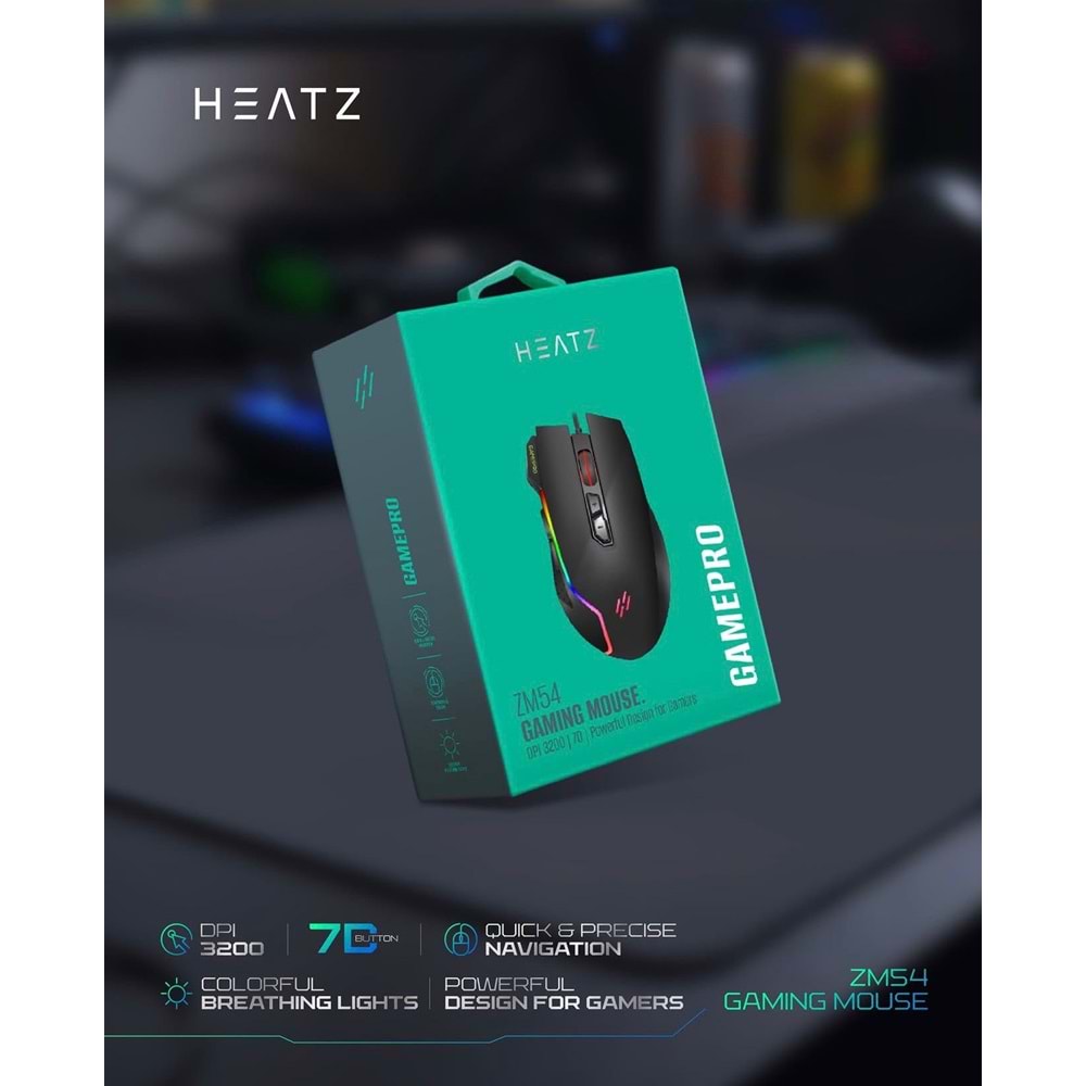 Heatz Zm54 Rgb Gaming Mouse