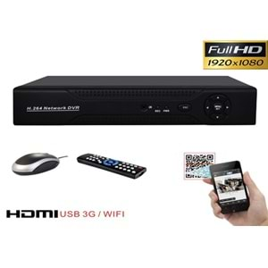 Smartvision 8 Kanal Ahd Dvr Sv-6608AHD