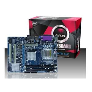 Afox IG41-MA2 Intel LGA775 G41 DDR3+DDR2 MicroATX Anakart