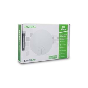 Everest EWİFİ EAP 300 Mbps 11N 2.4GhzTavan Kablosuz Router Acces Point