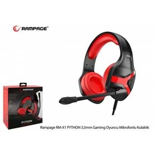 Rampage RM-X1 PYTHON 3,5mm Gaming Oyuncu Mikrofonlu Kulaklık