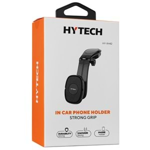 HYTECH HY-XH42 Universal Ayarlanabilir Siyah Torpido Üstü Jel Pad Mıknatıslı telefon tutucu