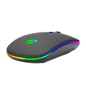 Everest SM-BT11 Usb Siyah 2in1 Bluetooth ve 2.4GHz Şarj Edilebilir Kablosuz Mouse