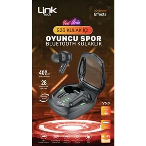 LinkTech S26 Stereo Gaming Bluetooth 5.3v Kulaklık