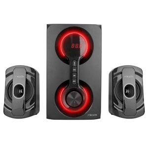 Mikado MD-221BT 2+1 40W Siyah Multimedya FM/BT/SD/USB Speaker Hoparlör