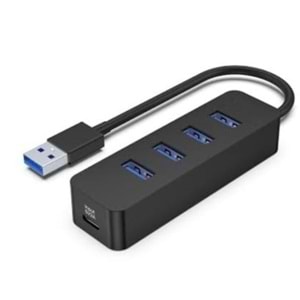 Gabble Gab-Up520 4 Port Usb + Type-C Hub