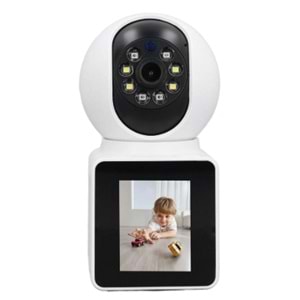 Apronx Bn220 3Mp 2K 2.8 İnç Ekranlı Wifi Ip Bebek Kamera
