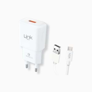 LinkTech T441 Strong 18W Mikro USB Kablolu Hızlı Şarj Cihazı