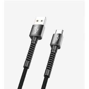 LinkTech K552 Safe 3A Örgülü Metal Başlı USB Tip-C Şarj Kablosu