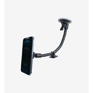 LinkTech H778 Premium Vantuzlu Teleskopik Klipsli Araç İçi Mıknatıslı Tutacak