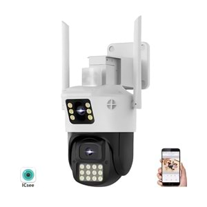 X5Tech Rx-23Ai Dual Lens 3Mp Wifi İp Kamera icsee