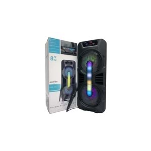Greatnice GTS-1702 Taşınabilir Bluetooth Mikrofonlu Rgb Işıklı Hoparlör