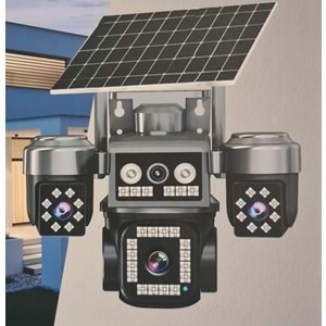 Smartvision Sv-440IP 4g 4 Kameralı Çift Panel Solar Akıllı Güvenlik Kamerası
