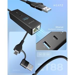Heatz Zt88 Multiport Ethernet Dönüştürücü