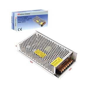 Mervesan 12v 10a Metal Adaptör Mrw120