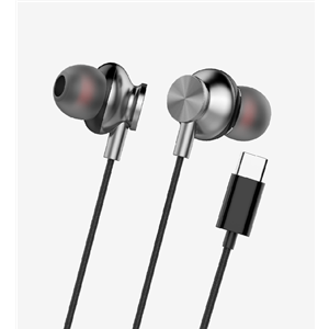 LinkTech H29 Manyetik Kulak İçi Type-C Girişli Mikrofonlu Kablolu Kulaklık