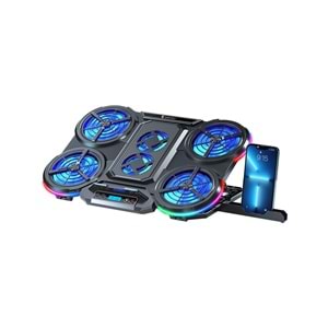Gameagle Norsca S6 Rgb 6 Fanlı 10 Rgb Modlu 9-17’’ Stand Laptop Soğutucu