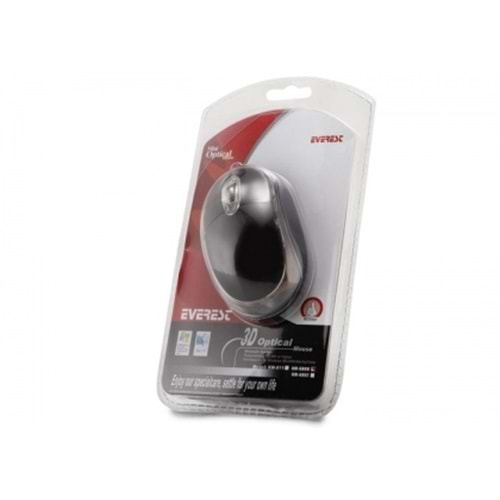 Everest KM-6809 Usb Siyah Mavi Işıklı Optik Mouse