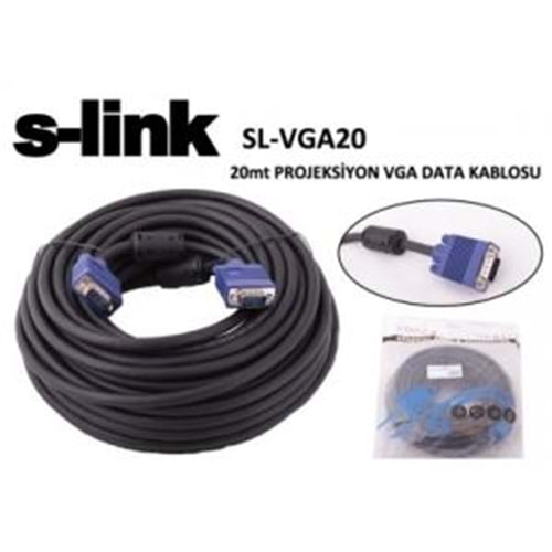 Slink Sl-Vga20 20m Vga Kablo