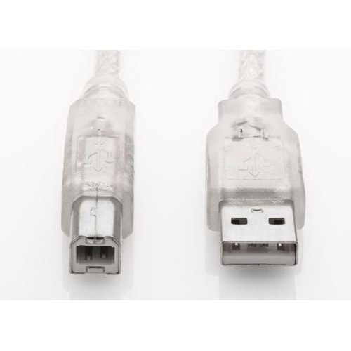 S-link SL-U2007 Usb2.0 7m Şeffaf Yazıcı Kablo