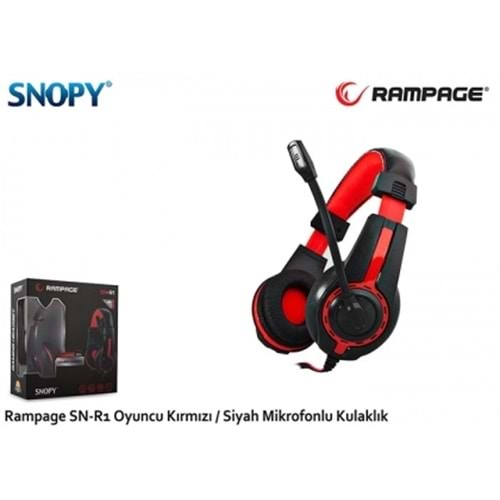 Rampage Sn R1 Oyuncu Beyaz/Siyah Mikrofonlu Kulaklık