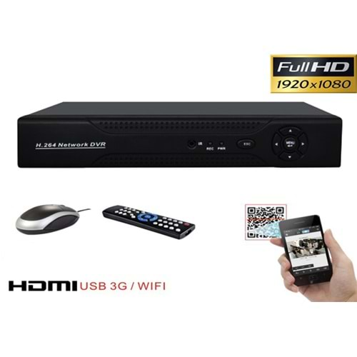 Smartvision 8 Kanal Ahd Dvr Sv-6608AHD