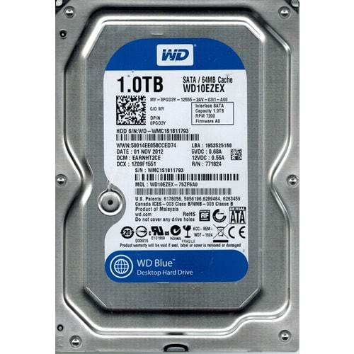 Western Digital 1TB 3.5