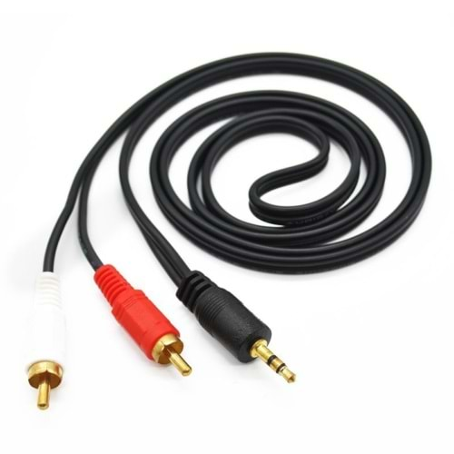 Rose Rc-507 Stereo to 2rca %100 Bakır Kablo