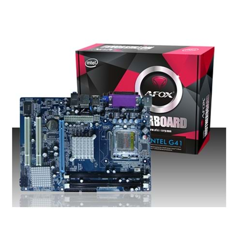 Afox IG41-MA2 Intel LGA775 G41 DDR3+DDR2 MicroATX Anakart